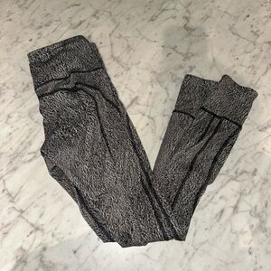 Lululemon Black and White Patterned Leggings